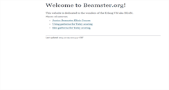 Desktop Screenshot of beamster.org