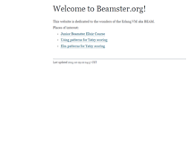 Tablet Screenshot of beamster.org